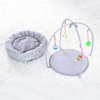 Pet Cat Toys Funny Cat Tent Toys Mobile Activity Pets Play Bed Toys Cat Play Mat Одеяло House Departable Kitten Tents