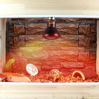 1 ΤΕΜ 60/75/100W Λάμπα θέρμανσης κατοικίδιων με υπέρυθρη κεραμική εκπομπή Θερμότητας λάμπα φωτός Pet Brooder Reptile Lamp