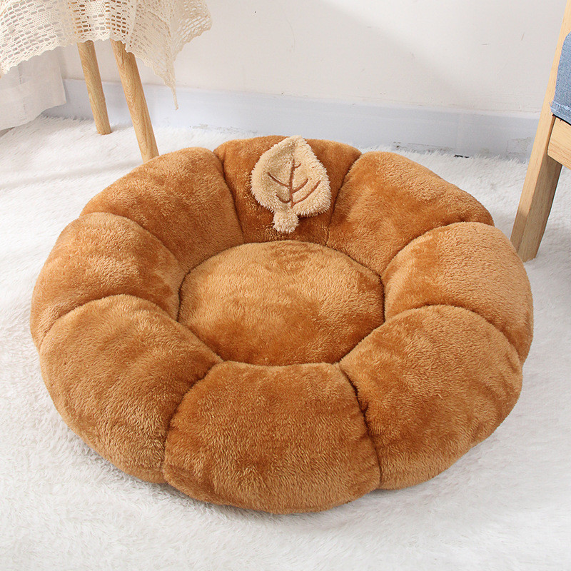 Pat pentru pisici, iarnă, pătură caldă, cu flori rotunde, casă pentru animale de companie, grăsime, pernă de dormit pentru pisici, consumabile pentru pisici, covor, pernă, pat pentru câini medii.