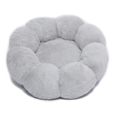 Gėlės formos kačių lova Žieminis pliušinis veislynas Minkštas kačių antklodės kilimas naminiams gyvūnėliams šiltas miegamasis pagalvėlė kambarinė pagalvėlė mažam dideliam šuniui