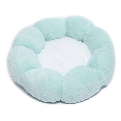 Gėlės formos kačių lova Žieminis pliušinis veislynas Minkštas kačių antklodės kilimas naminiams gyvūnėliams šiltas miegamasis pagalvėlė kambarinė pagalvėlė mažam dideliam šuniui