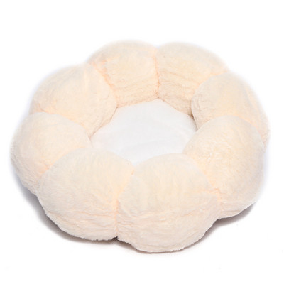 Gėlės formos kačių lova Žieminis pliušinis veislynas Minkštas kačių antklodės kilimas naminiams gyvūnėliams šiltas miegamasis pagalvėlė kambarinė pagalvėlė mažam dideliam šuniui