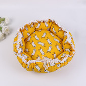 Pat pentru pisici de dovleac cu dublă utilizare, model de cai din desene animate, coș de dormit pentru animale de companie, pernă rotundă moale, covorașe reglabile pentru câini pentru pisici, canisa cuib pentru pisici