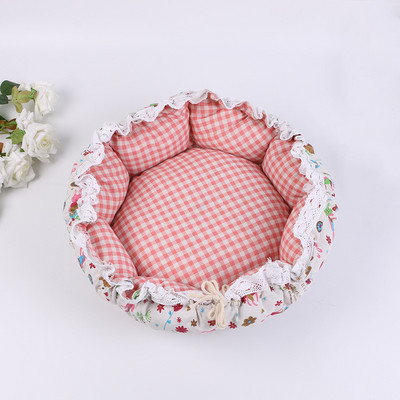 Pat pentru pisici de dovleac cu dublă utilizare, model de cai din desene animate, coș de dormit pentru animale de companie, pernă rotundă moale, covorașe reglabile pentru câini pentru pisici, canisa cuib pentru pisici