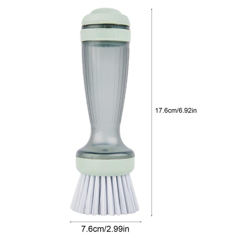 Perie de vase cu dozator de săpun Perie de spălat vase de bucătărie cu cap de perie înlocuibil Distribuitor de săpun Perie de spălat vase pt.