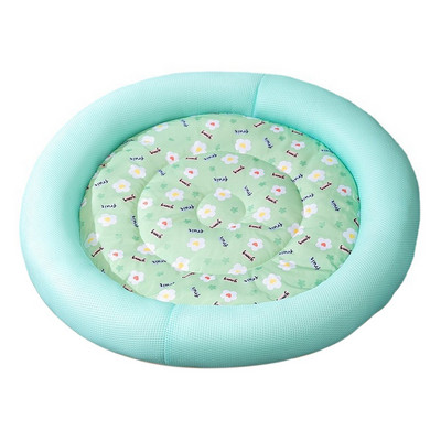 Κρεβάτι ύπνου γάτας στρογγυλό σε σχήμα καλοκαιρινό δροσερό κρεβάτι Φορητό μαλακό ανθεκτικό κατοικίδιο ζώο Χαλάκι ψύξης για κατοικίδια Hamaca Para Perro