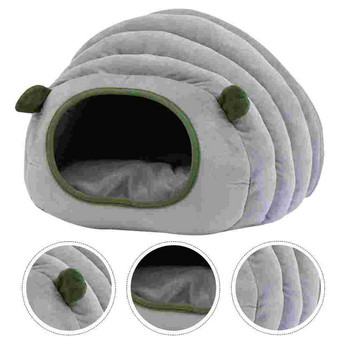 Άνετο κρεβάτι για γάτα Σπίτι για κατοικίδια Ζεστό χειμωνιάτικο ύπνο σε σπήλαιο γατάκι Σκηνή ξαπλώστρα μαλακό κάλυμμα μαξιλαριού