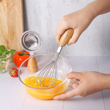 Κουζινικά σκεύη Εργαλεία μαγειρέματος Χτυπήστε ελαφρά φίλτρο κέικ Εργαλεία Αποφλοιωτή δέρματος Στραγγιστή από ανοξείδωτο ατσάλι Smiley Ξύλινη λαβή σετ Gadgets κουζίνας