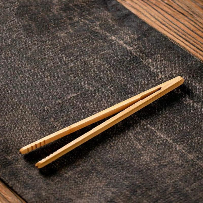 Medinis arbatos pincetas Mini salotos Maistinės replės Skrudintuvas Tiesūs segtukai Kava Cukraus Puodeliai Maži Arbatos Spausdintuvai Virtuvės arbatos reikmenys Prietaisai