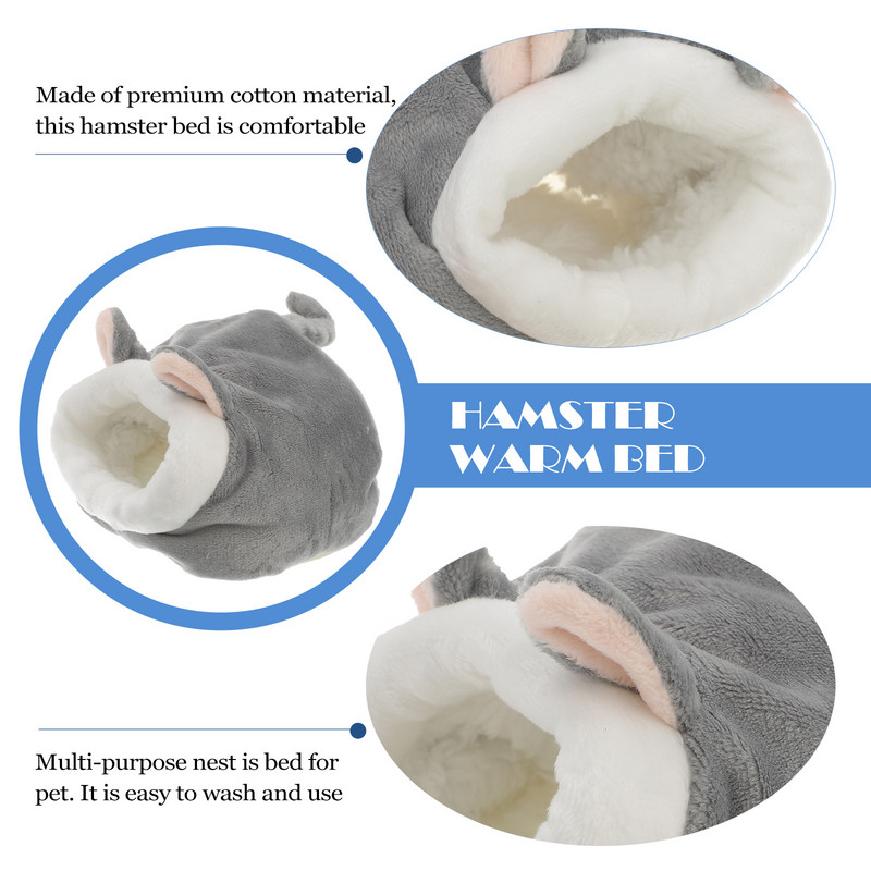 Κρεβάτι χάμστερ Γουινέα Ζεστός παπαγάλος κατοικίδιο σκαντζόχοιρος Ζώο Σπίτι ύπνου Κρησφύγετο πουλιών Χειμερινά σπίτια Αξεσουάρ Κρυψώνες Κρεβάτια για αρουραίους Κρυφό