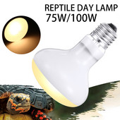 75/100W E27 UVA Lampă de încălzire pentru animale de companie Zi noapte Amfibieni Păsări Şarpe Se lasă la soare Bec Căldură Reptile Lumină Zi noapte Bec
