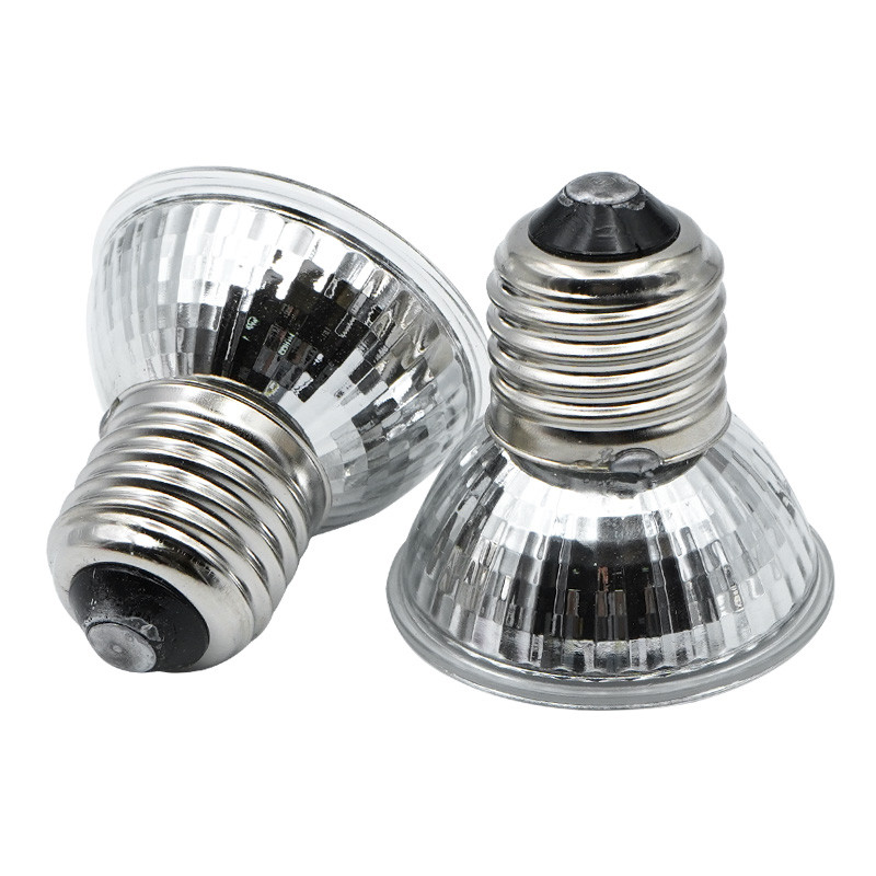 Lampă UVA pentru reptile 25/50/75W Mini broască țestoasă pentru animale de companie Bec cu lumină UV Lampă de încălzire Amfibieni șopârlă șarpe regulator de temperatură