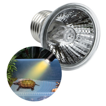 Лампа за влечуги 25/50/75 W UVA+UVB 3.0 Отоплителна лампа за домашни любимци Крушка за костенурка UV крушки за греене Земноводни Гущери Температурен регулатор