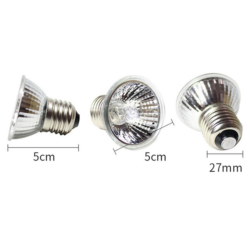 Vėžlys saulės nugaros lemputė viso spektro roplių kalcio driežas ultravioletinių spindulių šilumos lempos lemputė šviesos šildytuvas naminis roplys vėžlys brooder