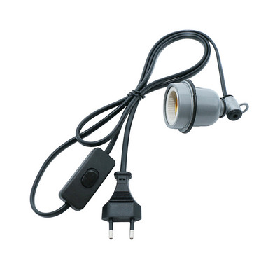 Cablu cablu de alimentare pentru creșterea fermei E27, ceramică pentru reptile, suport pentru lămpi de încălzire, bază, corp de iluminat suspendat, priză, adaptor cu comutator