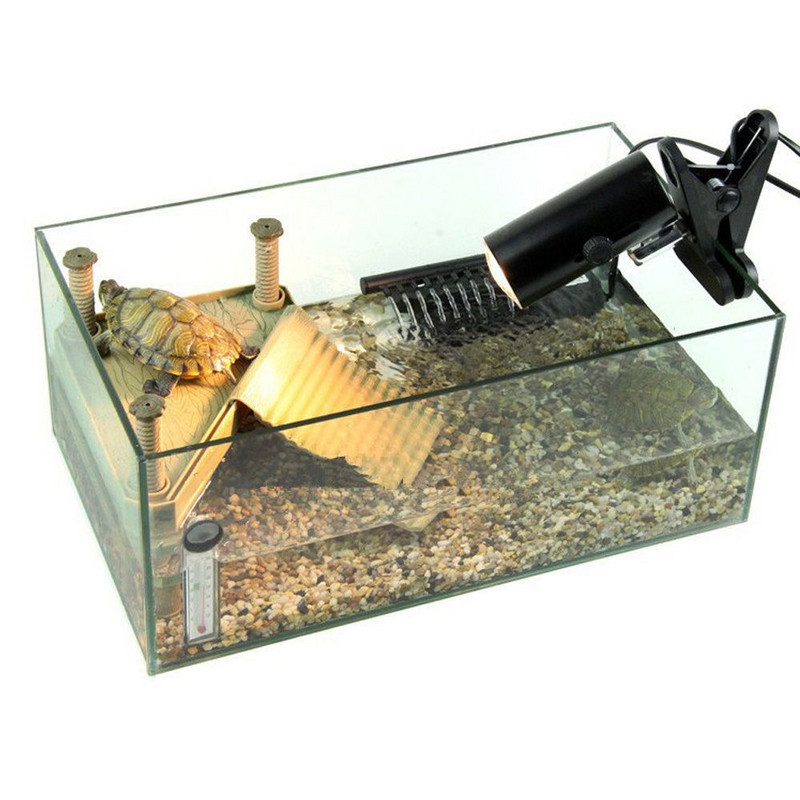 25/50/75W UVA+UVB 3.0 Lampa za gmazove Žarulja za sunčanje Kornjače UV žarulje za grijanje Lampa za grijanje Vodozemci Gušteri Regulator temperature