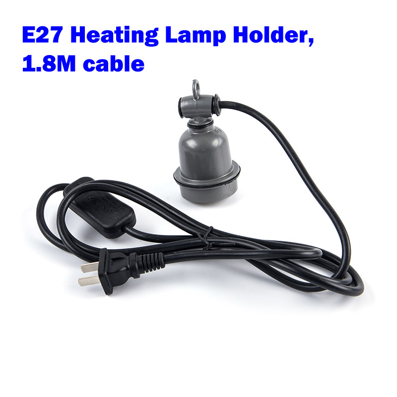 1 tk E27 roomav lemmiklooma sisalik kilpkonn soojenduslambi hoidiku pesa ja toitejuhtme lüliti kana brooder soojendusspiraalvalguspesa