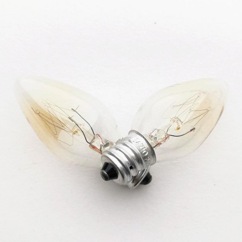 Sāls lampas spuldzes Himalaju sāls lampas spuldzes ar E12 pamatni 10 W Salt Rock lampas spuldzes kvēlspuldzes ar E12 pamatni nakts