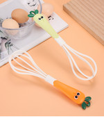 Virtuvinis silikoninis plaktuvas neslystantis mielas ropių kiaušinių plakiklis pieno putų plaktuvas Virtuvės indas virtuvės reikmenys silikoninis kiaušinių plakimo įrankis