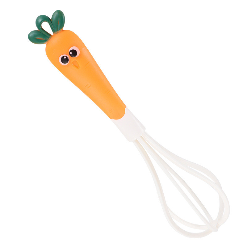 Virtuvinis silikoninis plaktuvas neslystantis mielas ropių kiaušinių plakiklis pieno putų plaktuvas Virtuvės indas virtuvės reikmenys silikoninis kiaušinių plakimo įrankis