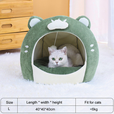 Sweet Cloud Pat pentru pisici Confort cald pentru pisoi Casă peșteră Coș pentru animale de companie Pernă de șezlong Cort pentru cățeluș Covoraș de pluș pentru pisici Pat pentru cuib