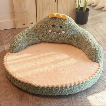 Cat Sofa Bear Shape Mat for Small Dog Cat Washable Cave Cat Nest Dog Kennel Гъба Pad for Puppy Kitten Sleeping Artefact