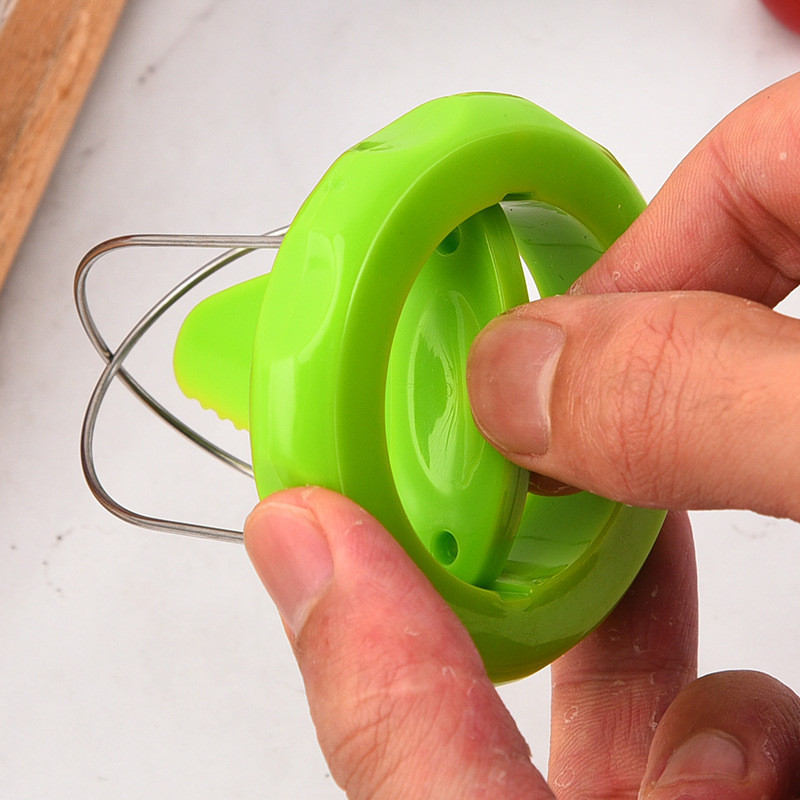 Cutter kiwi din oțel inoxidabil, detașabil, tăietor de fructe, tăietor, unelte de gătit, curățarea lămâii, cuțit legume, gadgeturi de bucătărie