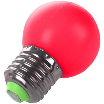 2X E27 LED топла червена крушка Пластмасова крушка (0,5 W мощност, червена)