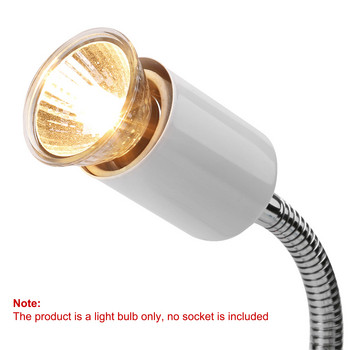 25/50 W нагревателна лампа за влечуги Халогенна крушка за регулируем резервоар за аквариум с гъша шия UVA+UVB нагревателни лампи за терариум за гущер костенурка