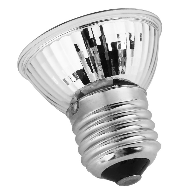 25/50 W rāpuļu siltuma lampas halogēna spuldze regulējamai zosskakla akvārija tvertnei UVA+UVB sildlampām bruņurupuču ķirzakas terārijam