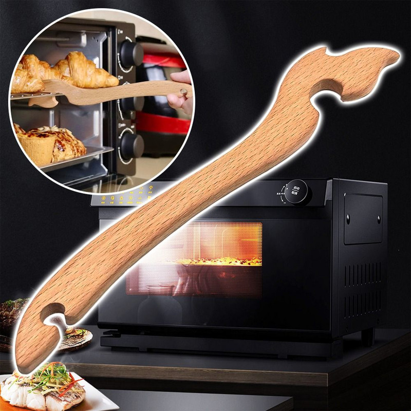 Accesorii pentru cuptor cu extractor de rafturi Suport pentru cuptor cu lemne Instrument de tragere cu împingere Accesoriu esențial pentru bucătărie