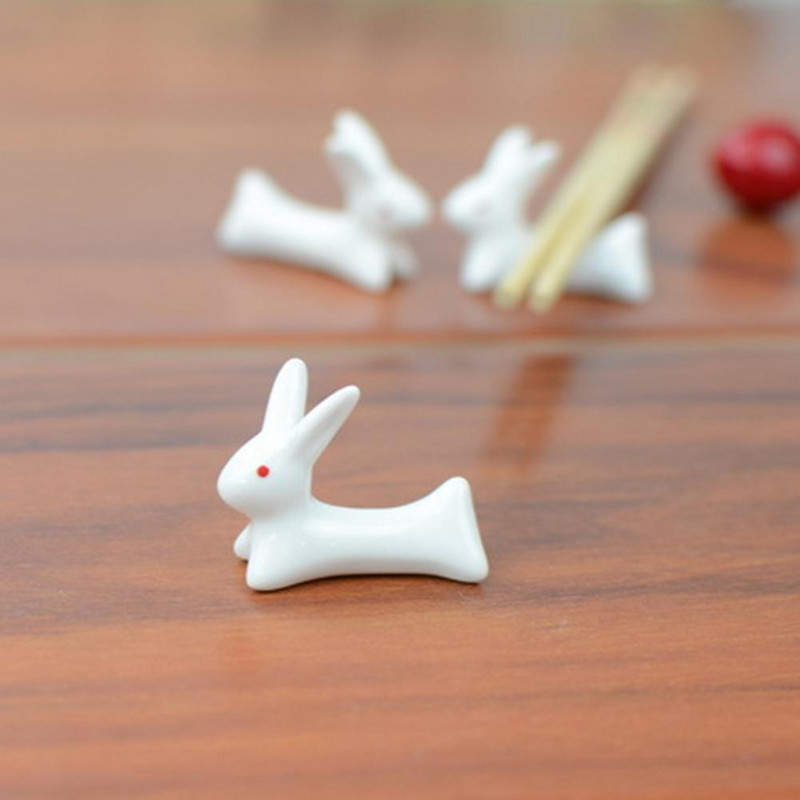 Patogus lazdelių laikiklis, nesibraižantis keraminių lazdelių likutis Pakartotinai naudojamas balto zuikio lazdelių laikiklio laikiklis