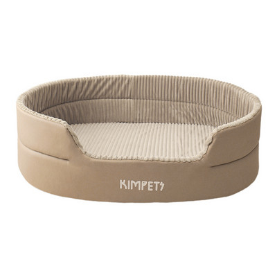 Πύκνωση κρεβατιού γάτας Αφαιρούμενα κατοικίδια Φωλιά τετράγωνο βελούδινο καναπέ ρείθρων Καλάθια για γάτες Μαξιλάρι χαλάκι για γάτες Home Προμήθειες κρεβατιού για γάτες Kattenmand