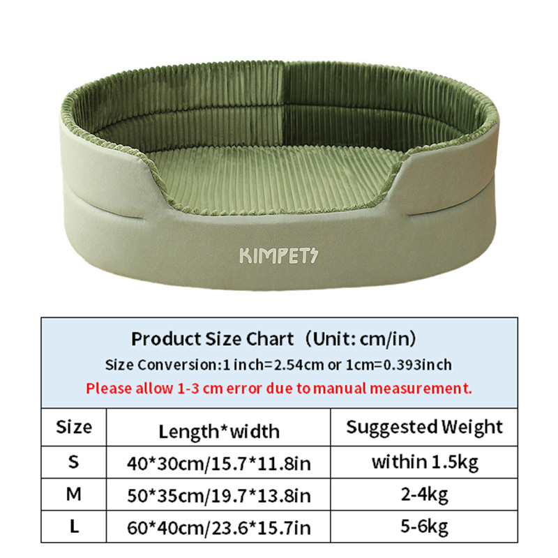 Πύκνωση κρεβατιού γάτας Αφαιρούμενα κατοικίδια Φωλιά τετράγωνο βελούδινο καναπέ ρείθρων Καλάθια για γάτες Μαξιλάρι χαλάκι για γάτες Home Προμήθειες κρεβατιού για γάτες Kattenmand