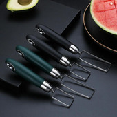 Instrument de tăiat cuburi de pepene verde din oțel inoxidabil 304 Instrument de tăiat cuburi de pepene verde, dispozitiv portabil de tăiere cuburi de fructe în siguranță, Gadgets de bucătărie pentru grătar de camping