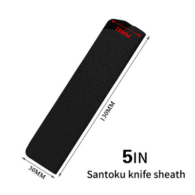 ABS aksominis peilio ašmenų apsauginis dangtelis krašto apsaugos dėklas juodas įvairių dydžių plastikinis virėjas peilių dangteliai virtuvės peilio apvalkalo įrankis