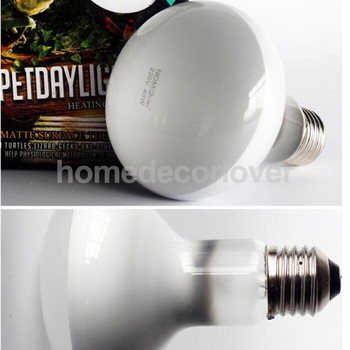 220V-240V E27 Tortoise Reptile Vivarium Light Beneficial UVA Basking Lamp Heat Bulb 25/40/50/60/75/100W