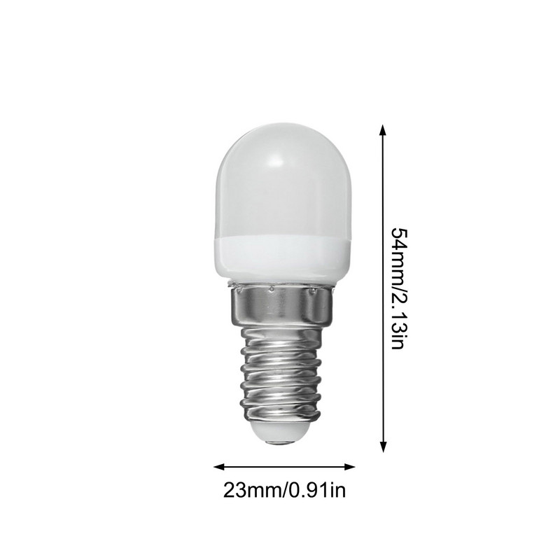 Mini bec LED E14 2W 220V Bec T22 durabil cu economie de energie Indicator alb alb cald Lampă cu economisire a energiei calificat