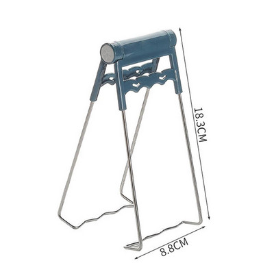 Põletusklamber Uuenduslik roostevabast terasest keeduplaadi haarats libisemisvastased klambrid kuuma toidu kaussi plaadi kaasaskantav haaratsiklamber