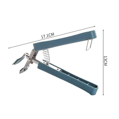 Põletusklamber Uuenduslik roostevabast terasest keeduplaadi haarats libisemisvastased klambrid kuuma toidu kaussi plaadi kaasaskantav haaratsiklamber