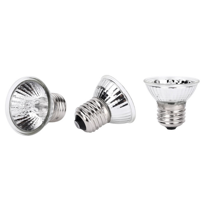 25/50/75W UVA UVB 3.0 rāpuļu lampas spuldze Bruņurupucis, sildošs UV gaismas spuldzes Apkures lampa Abinieki Ķirzakas Bruņurupucis