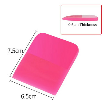 TPU Carbon Fiber Car Film Install Squeegee Pink Scraper PPF Vinyl Wrap Water Ice Wiper Auto Household Cleaning Tint Tools