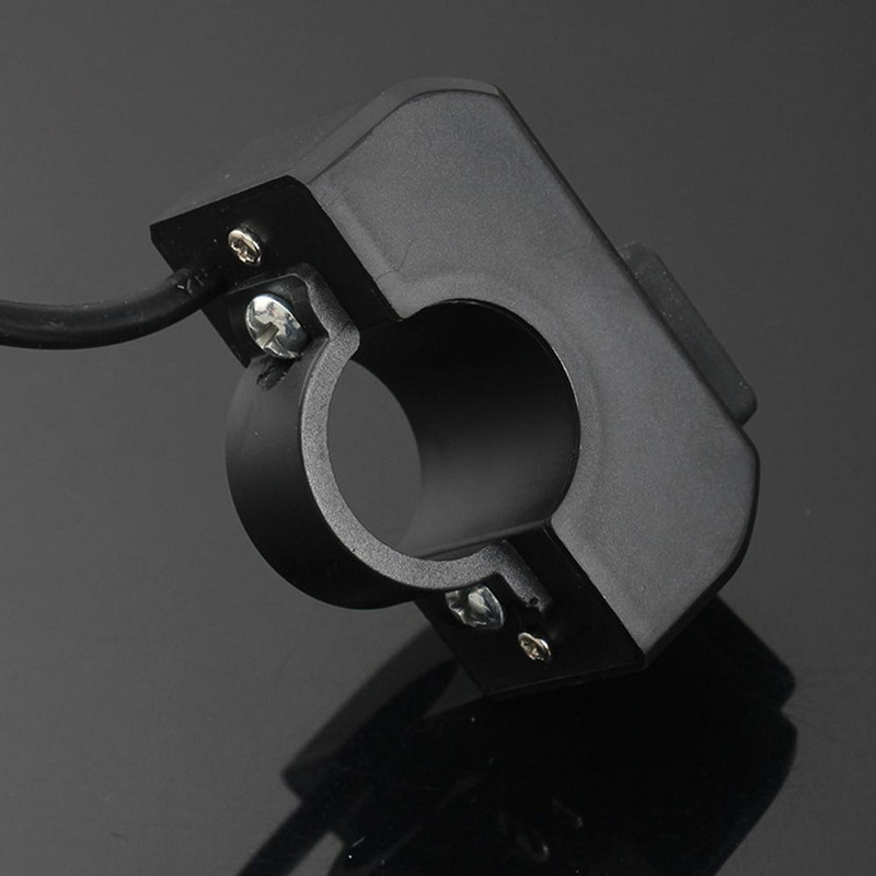 Încărcător dublu USB pentru ghidon, adaptor de încărcare rapidă 12v la 5v 3A, priză de alimentare pentru autocicletă cu voltmetru pentru telefon