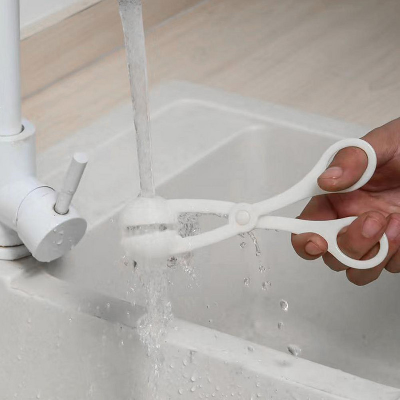 Suport pentru chifteluță, în formă de foarfece, lingură pentru mingea de carne din ABS, lingură pentru minge de carne, non-lipicioasă, pentru orez de calitate alimentară.