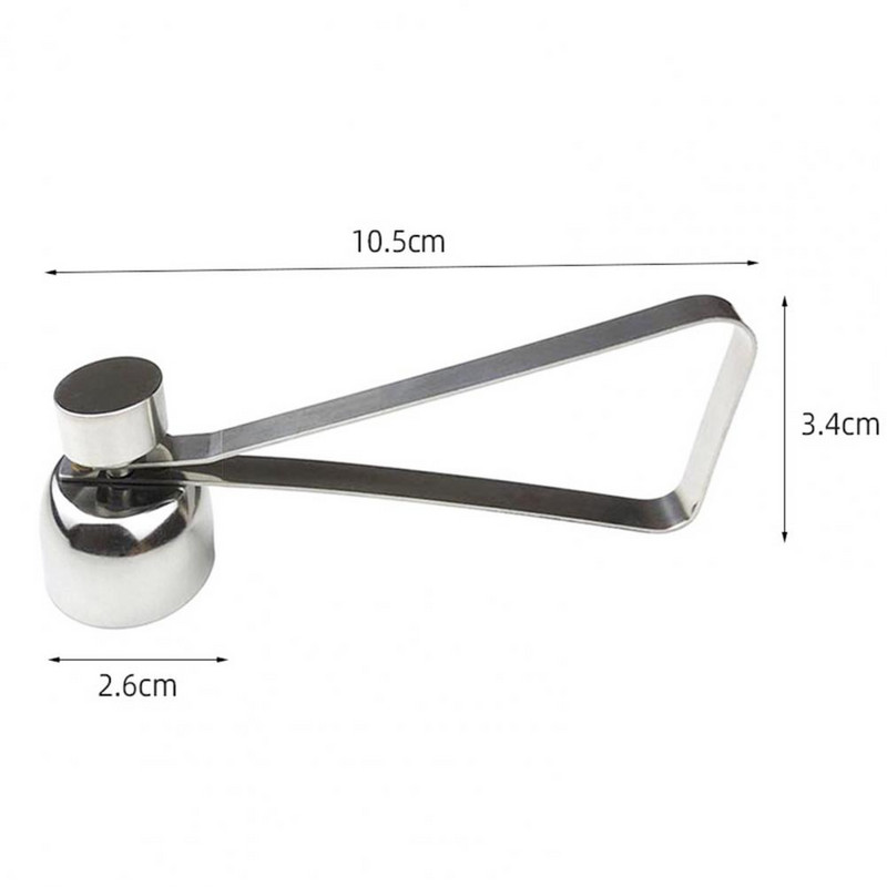 Otvarač za ljuske jaja Dvostruka glava Ogledalo za poliranje Ergonomska ručka Nehrđajući čelik Rezač vrhnja za kuhana jaja Kreker Kuhinjski pribor