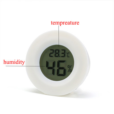 Didelio tikslumo skaitmeninis termometro higrometro matuoklis roplių vėžlių terariumo akvariumo rezervuaro priedai Temperatūra Drėgmė