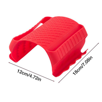 Θήκη σιλικόνης Θερμής λαβής Ανθεκτική στη θερμότητα Θήκη κατσαρόλας Μίνι Γάντια φούρνου Ανθεκτική στη θερμότητα Θήκη μαγειρέματος σιλικόνης για μαγείρεμα