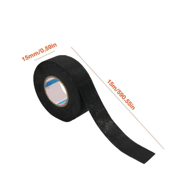 Karščiui atspari lipni audeklo audinio juosta, skirta automobilio automobiliniam kabelių pynimui Apsauginė juosta Lipni laidų juosta