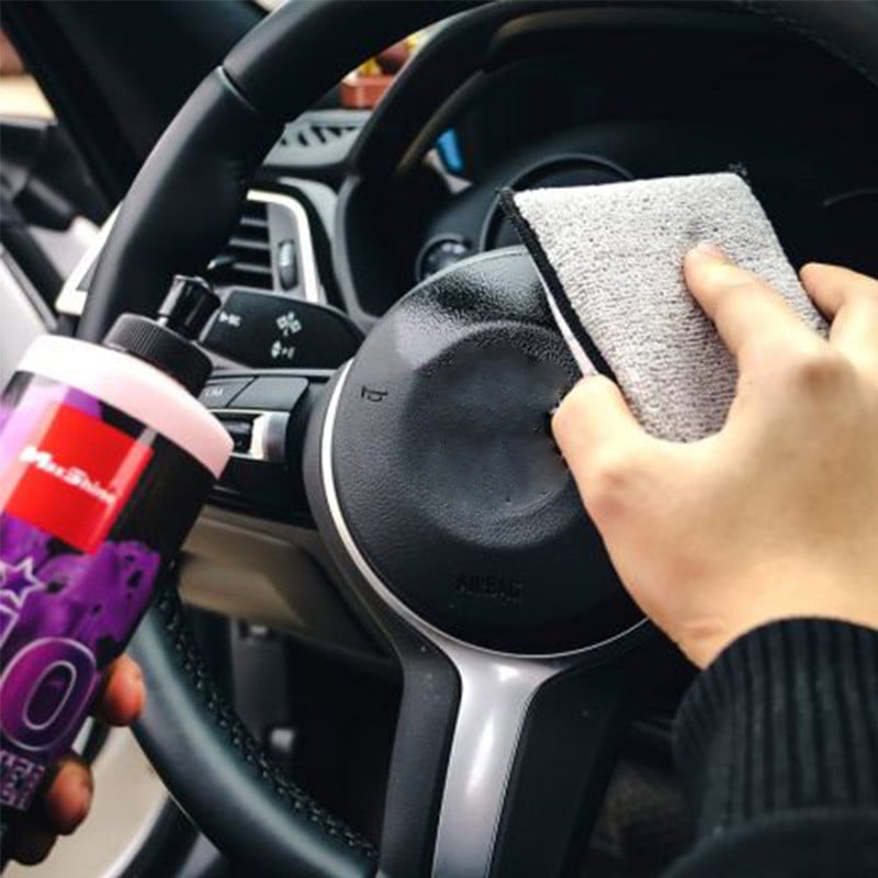5 buc Burete dublu pentru spălarea interiorului mașinii pentru interior din piele Burete de spălat auto din microfibră fără zgârieturi