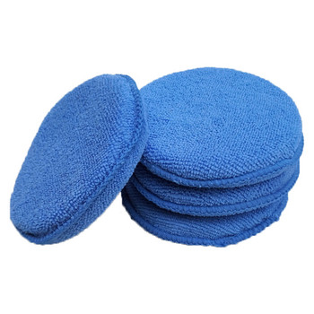 1/5/10Pcs Special For Car Wash Care Polish Foam Sponge Soft Microfiber Wax Applicator Pad Polishing Sponge Apply Remove Wax